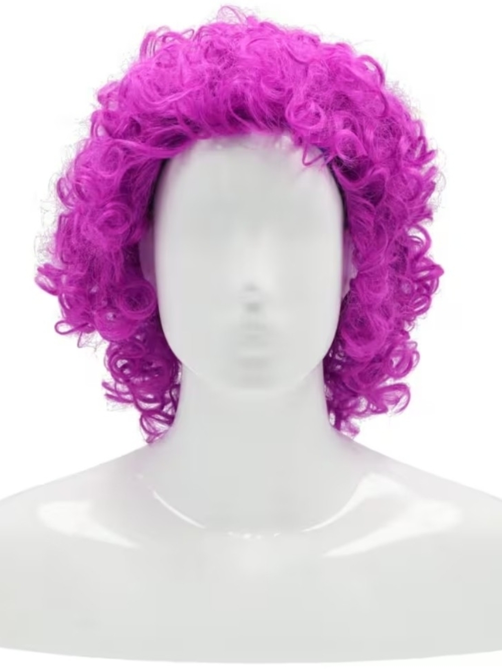 Adult KK Short Curly Clown Wig - Cyclamen NE6